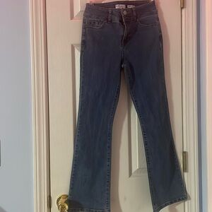 Mid rise bootcut jeans